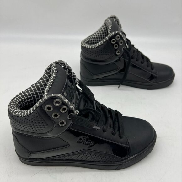 Pastry Youth High-Top Dance Sneakers Size 5M Black Leather Lace Up Casual Gorp - Picture 5 of 8